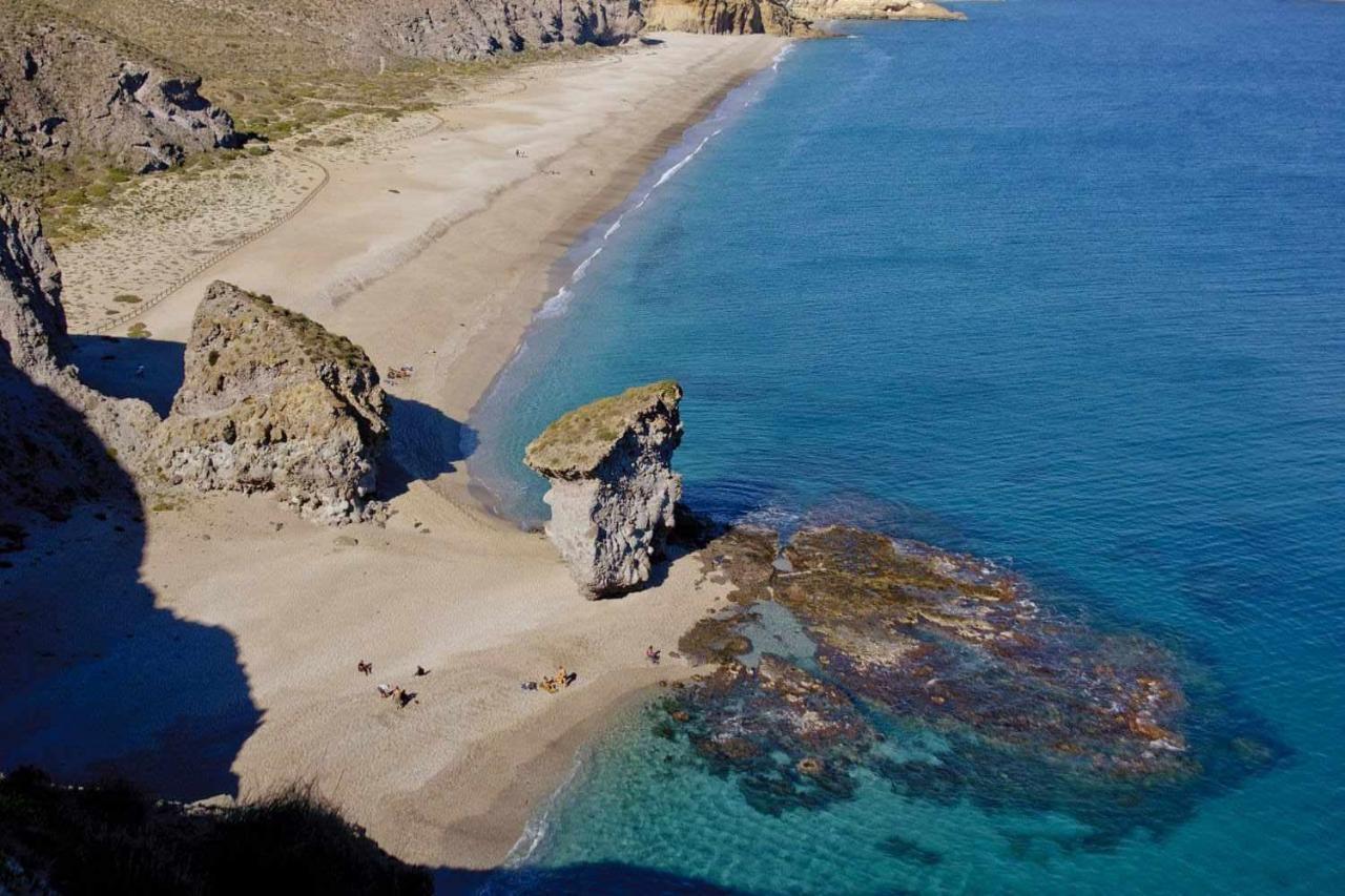 Las Marinicas Primera Linea De La Playa Carboneras Esterno foto